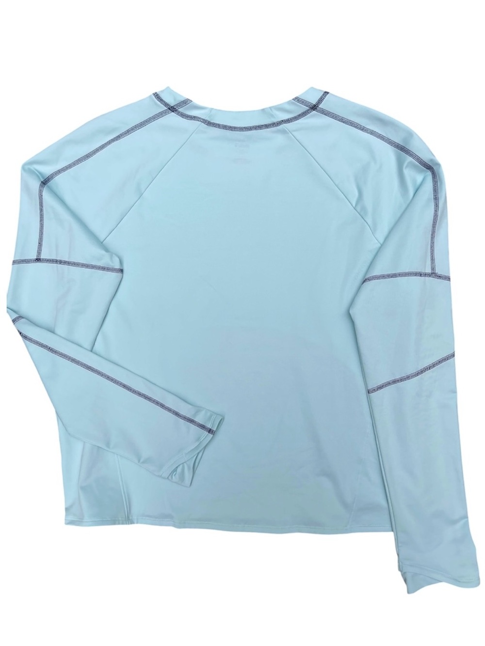 Under Armour Light Aqua Blue Long Sleeve Performance Top Thermal Layer L - Picture 3 of 7